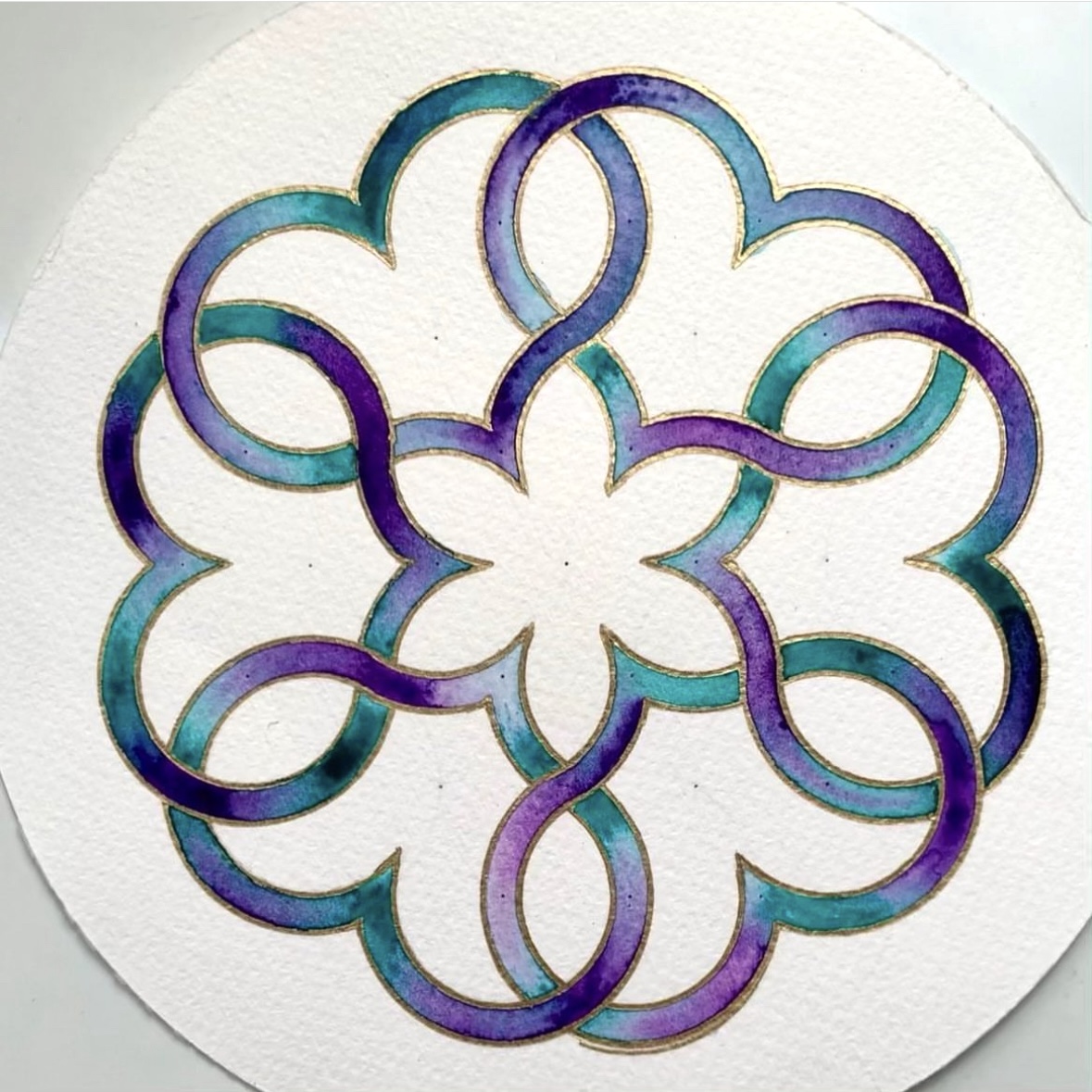 Interlocking Hearts Mandala