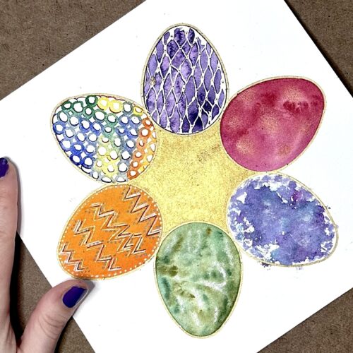 Geometric Egg Mandala - video tutorial